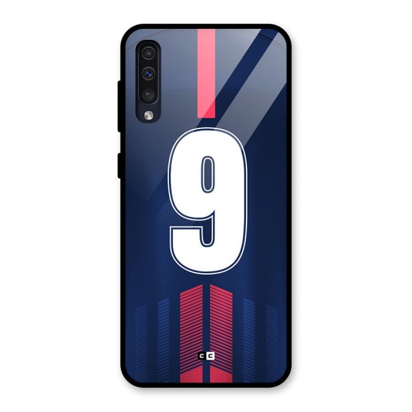 Jersy No 9 Glass Back Case for Galaxy A50s