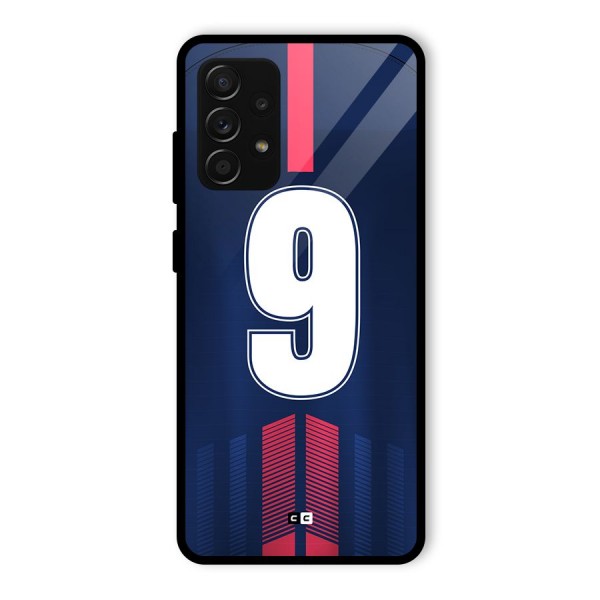 Jersy No 9 Glass Back Case for Galaxy A53 5G