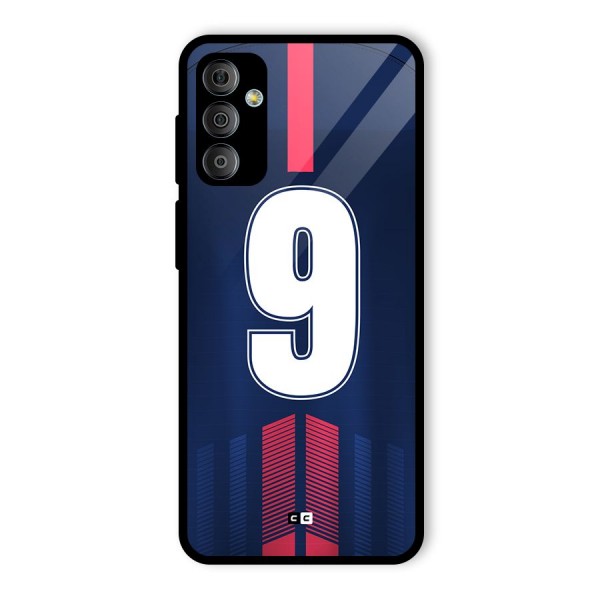 Jersy No 9 Glass Back Case for Galaxy F23