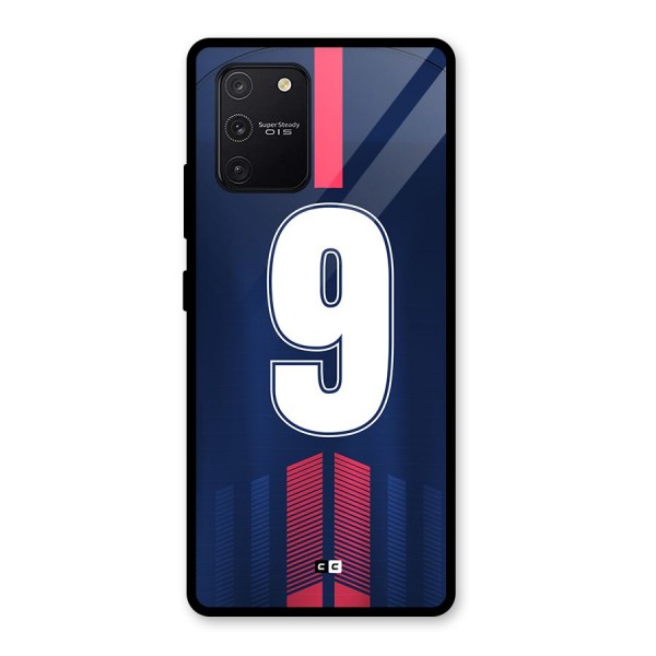 Jersy No 9 Glass Back Case for Galaxy S10 Lite