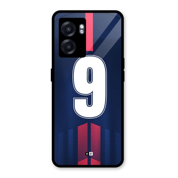 Jersy No 9 Glass Back Case for Oppo K10 (5G)