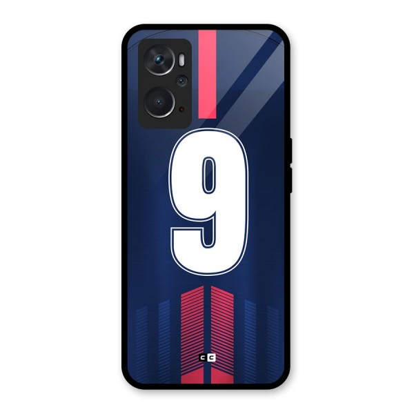 Jersy No 9 Glass Back Case for Oppo K10 4G