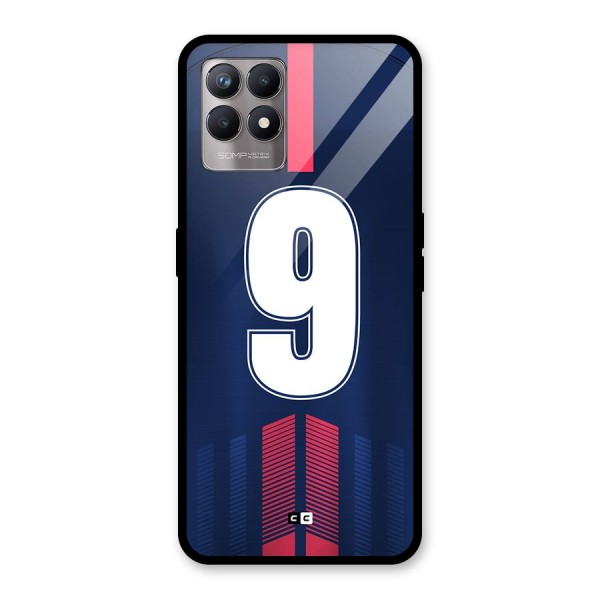 Jersy No 9 Glass Back Case for Realme 8i