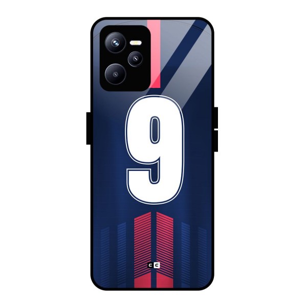 Jersy No 9 Glass Back Case for Realme C35