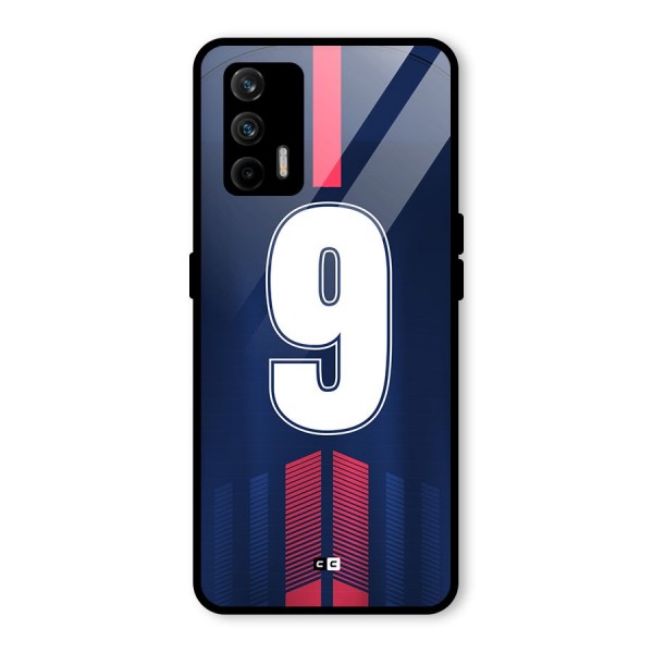 Jersy No 9 Glass Back Case for Realme X7 Max