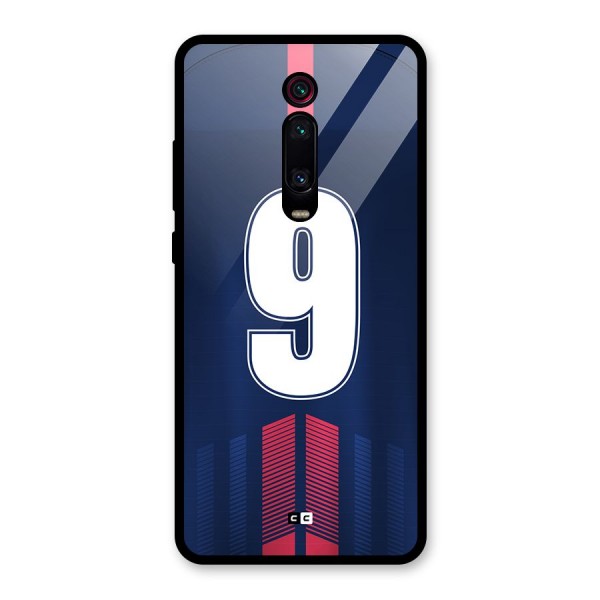 Jersy No 9 Glass Back Case for Redmi K20 Pro