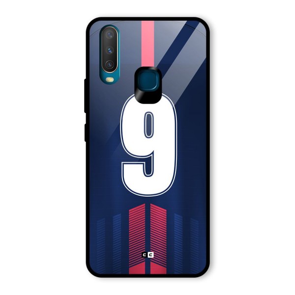 Jersy No 9 Glass Back Case for Vivo Y12