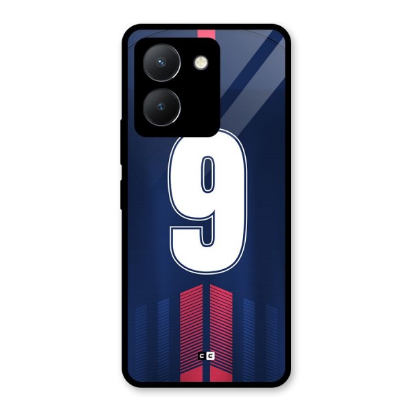 Jersy No 9 Glass Back Case for Vivo Y36