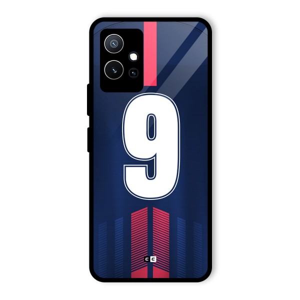 Jersy No 9 Glass Back Case for Vivo iQOO Z6