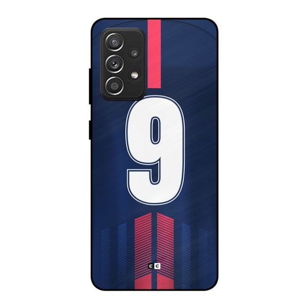 Jersy No 9 Metal Back Case for Galaxy A52