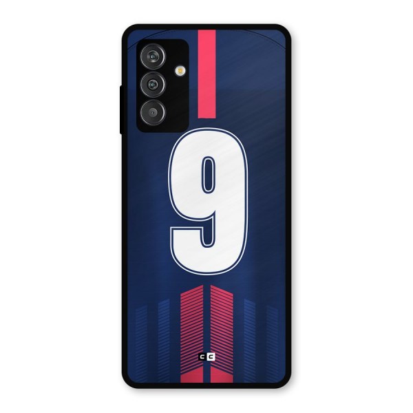 Jersy No 9 Metal Back Case for Galaxy F13