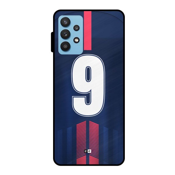 Jersy No 9 Metal Back Case for Galaxy M32 5G