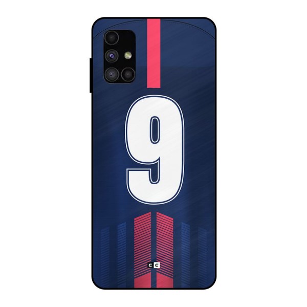 Jersy No 9 Metal Back Case for Galaxy M51