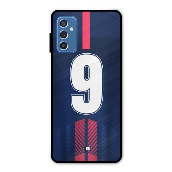 Jersy No 9 Metal Back Case for Galaxy M52 5G