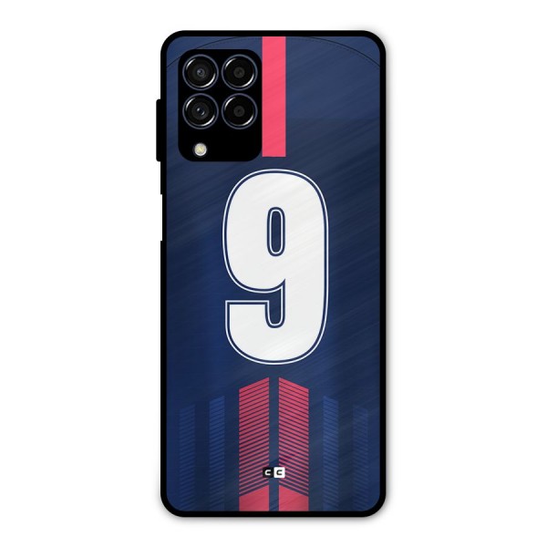 Jersy No 9 Metal Back Case for Galaxy M53 5G