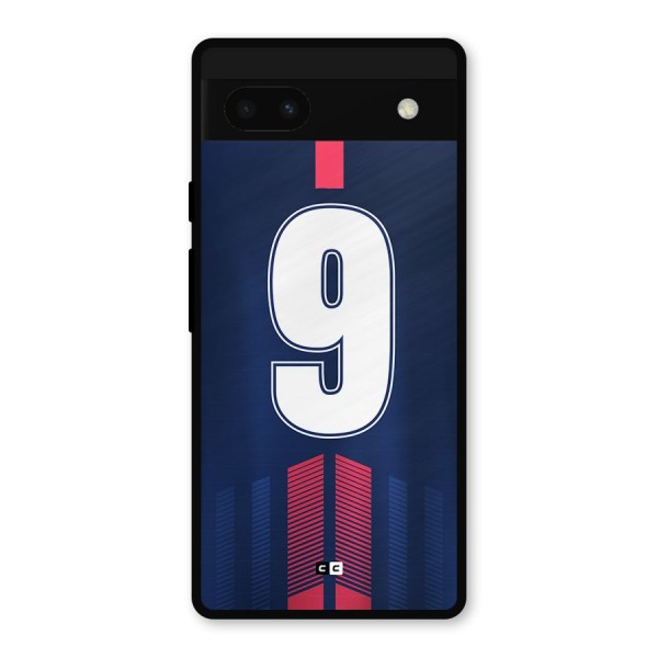 Jersy No 9 Metal Back Case for Google Pixel 6a