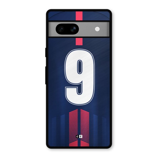 Jersy No 9 Metal Back Case for Google Pixel 7a