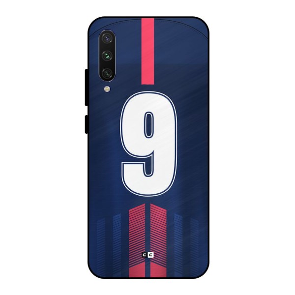 Jersy No 9 Metal Back Case for Mi A3