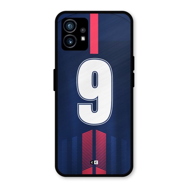 Jersy No 9 Metal Back Case for Nothing Phone 1