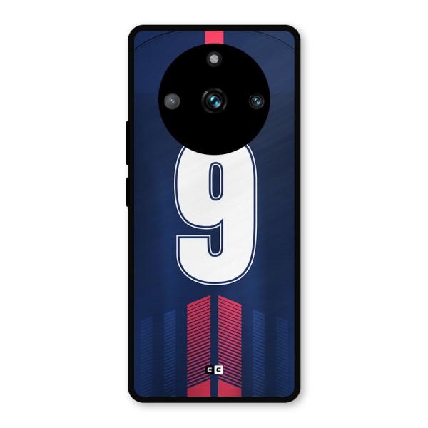 Jersy No 9 Metal Back Case for Realme 11 Pro