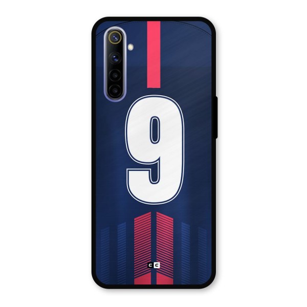 Jersy No 9 Metal Back Case for Realme 6