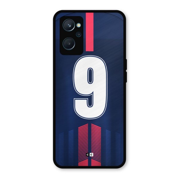 Jersy No 9 Metal Back Case for Realme 9i