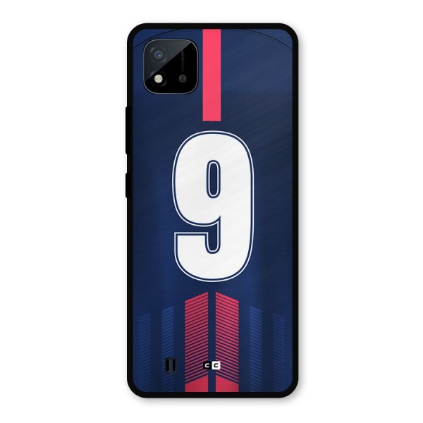 Jersy No 9 Metal Back Case for Realme C11 2021