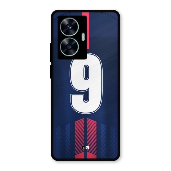 Jersy No 9 Metal Back Case for Realme C55