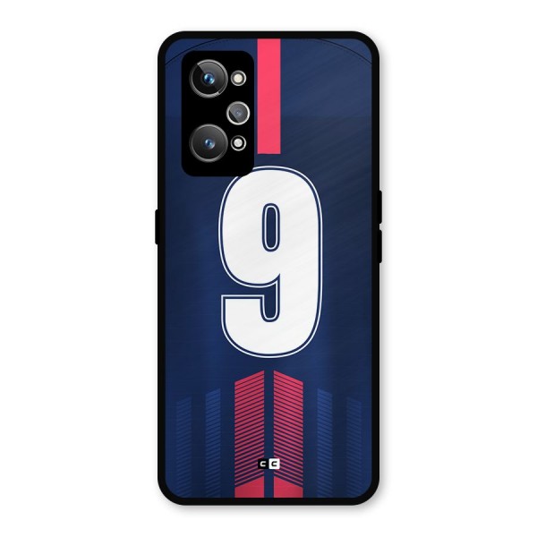 Jersy No 9 Metal Back Case for Realme GT 2