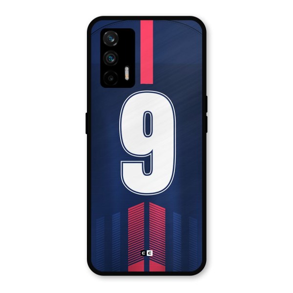 Jersy No 9 Metal Back Case for Realme GT 5G