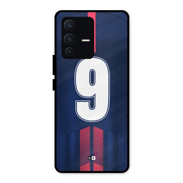 Jersy No 9 Metal Back Case for Vivo V23 5G