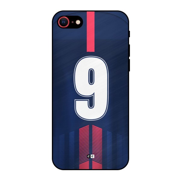 Jersy No 9 Metal Back Case for iPhone 7