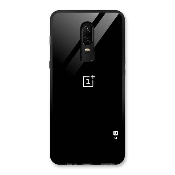 Jet Black OnePlus Special Glass Back Case for OnePlus 6