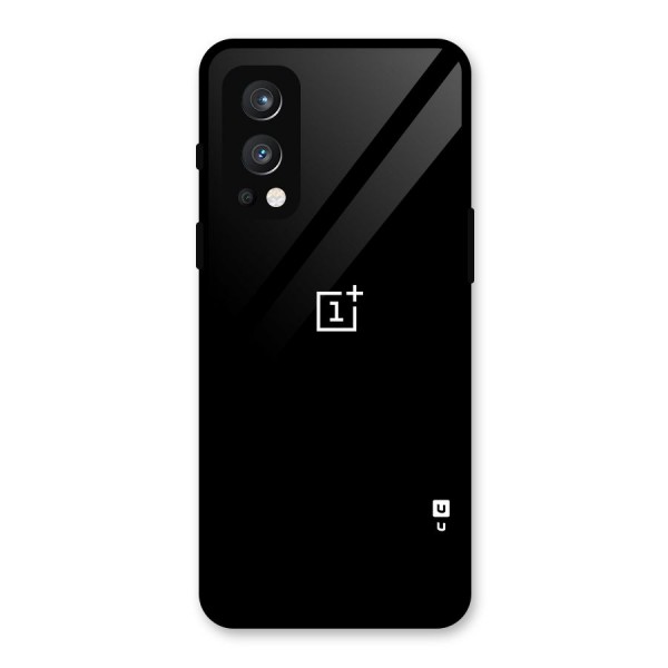 Jet Black OnePlus Special Glass Back Case for OnePlus Nord 2 5G