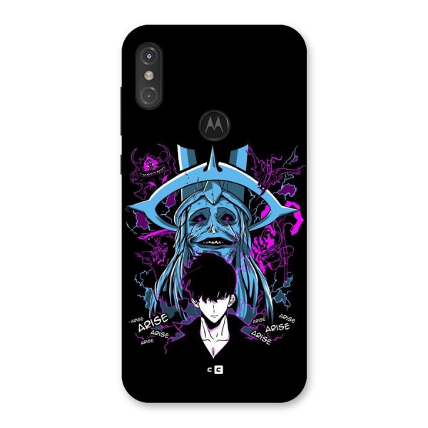 Jinwoo Arise Back Case for Motorola One Power