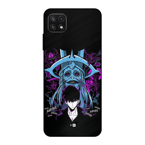 Jinwoo Arise Metal Back Case for Galaxy A22 5G