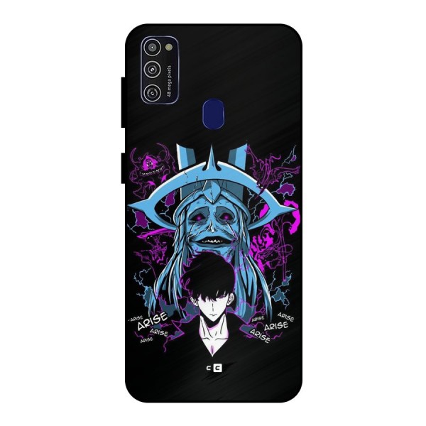 Jinwoo Arise Metal Back Case for Galaxy M21