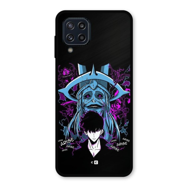 Jinwoo Arise Metal Back Case for Galaxy M32