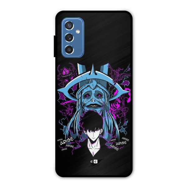 Jinwoo Arise Metal Back Case for Galaxy M52 5G