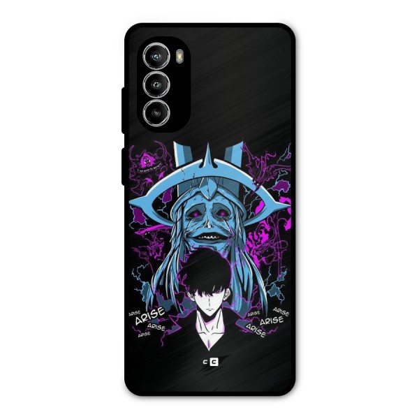 Jinwoo Arise Metal Back Case for Moto G52