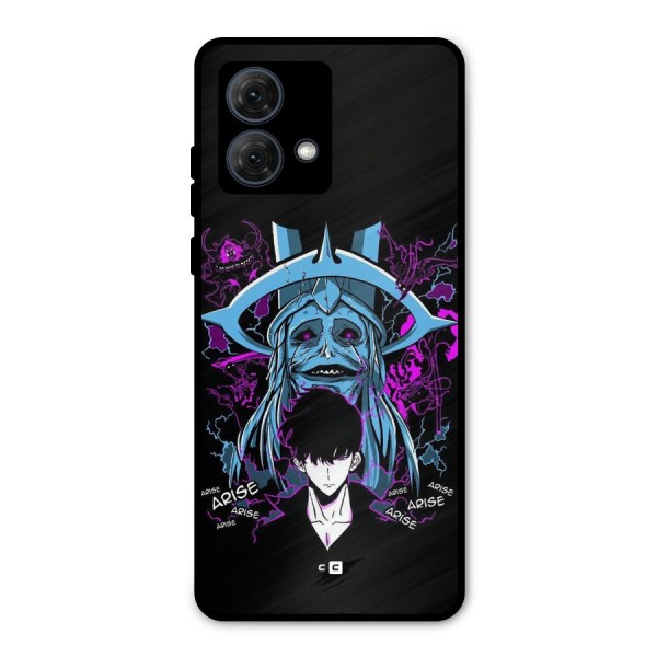 Jinwoo Arise Metal Back Case for Moto G84