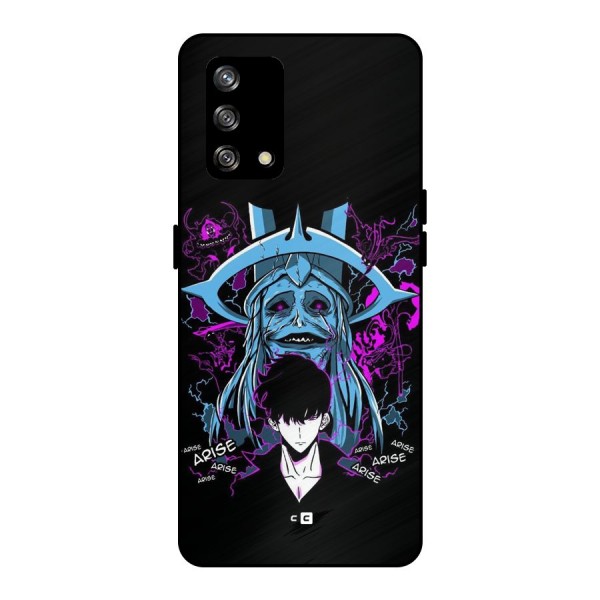 Jinwoo Arise Metal Back Case for Oppo F19