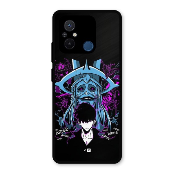 Jinwoo Arise Metal Back Case for Poco C55