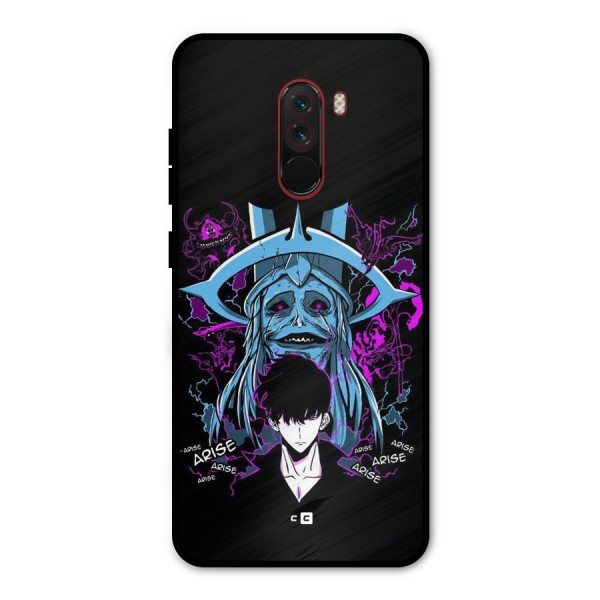 Jinwoo Arise Metal Back Case for Poco F1