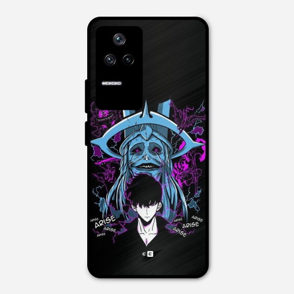 Jinwoo Arise Metal Back Case for Poco F4 5G