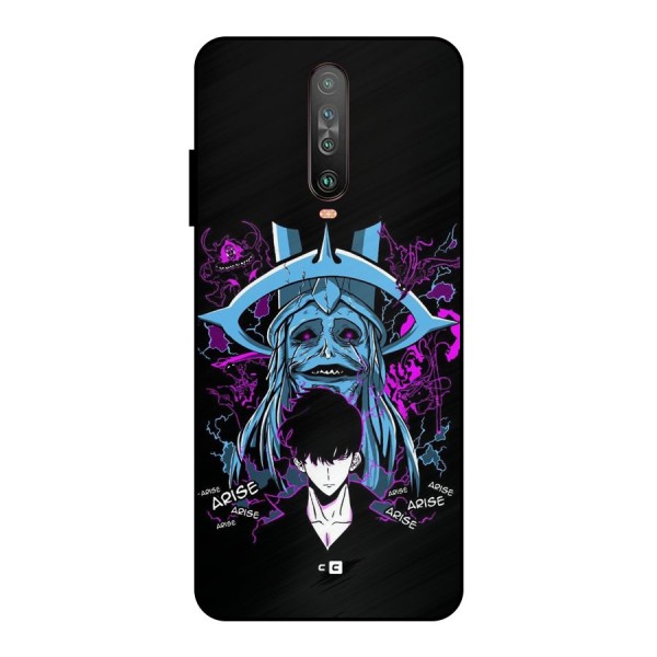 Jinwoo Arise Metal Back Case for Poco X2