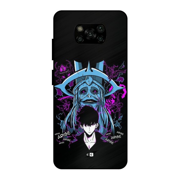 Jinwoo Arise Metal Back Case for Poco X3