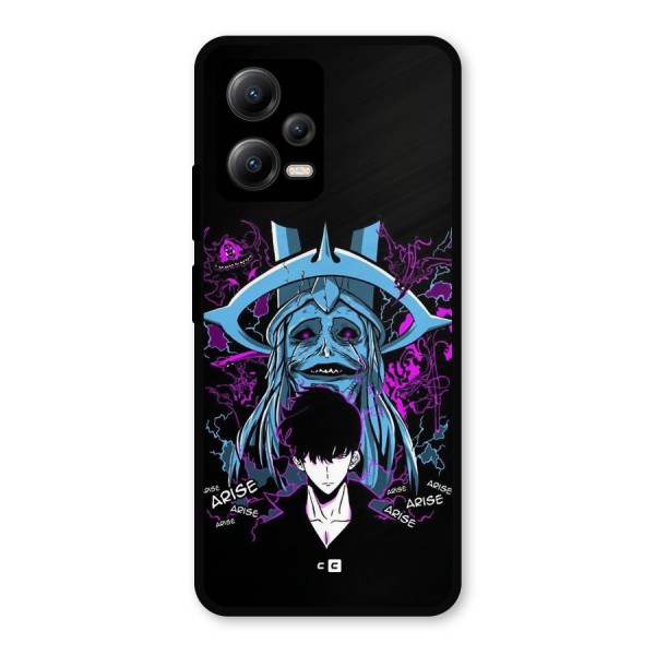 Jinwoo Arise Metal Back Case for Poco X5