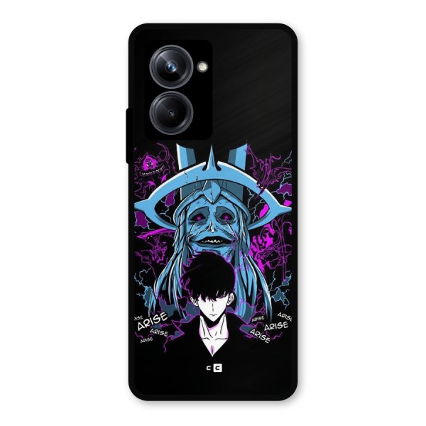 Jinwoo Arise Metal Back Case for Realme 10 Pro