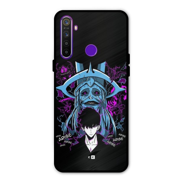 Jinwoo Arise Metal Back Case for Realme 5i